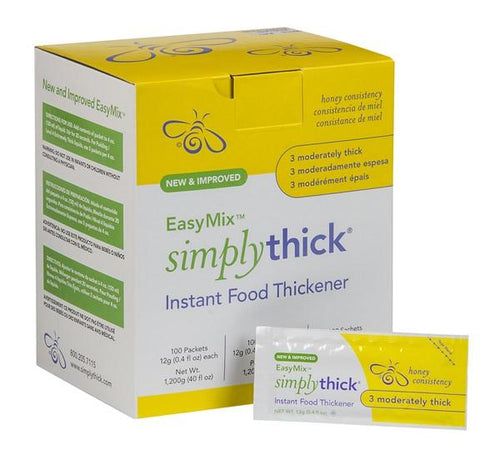 Simply Thick Easy Mix - Moderately Thick (Honey) - 12g (0.4 fl oz) - (25 individual portion pack)