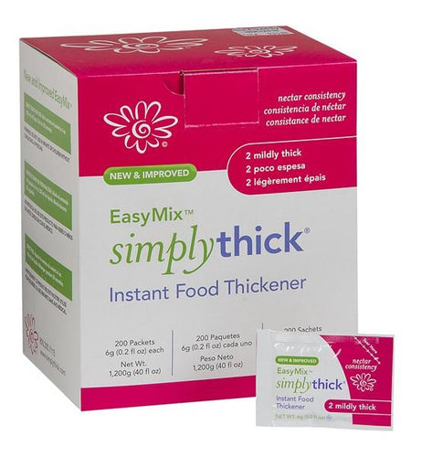 Simply Thick, Easy Mix - Mildly Thick (Nectar) - 6g, (0.2 fl oz) - (25 individual portion pack)