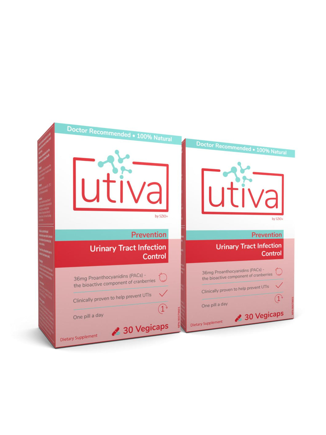 Utiva  - Urinary Tract Infection Control/Prevention Capsules Supplement